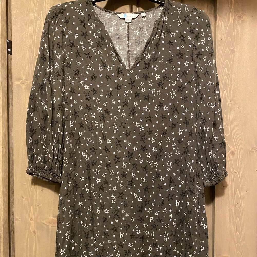Boden Vanessa Stars Mini Shift Dress size 2R